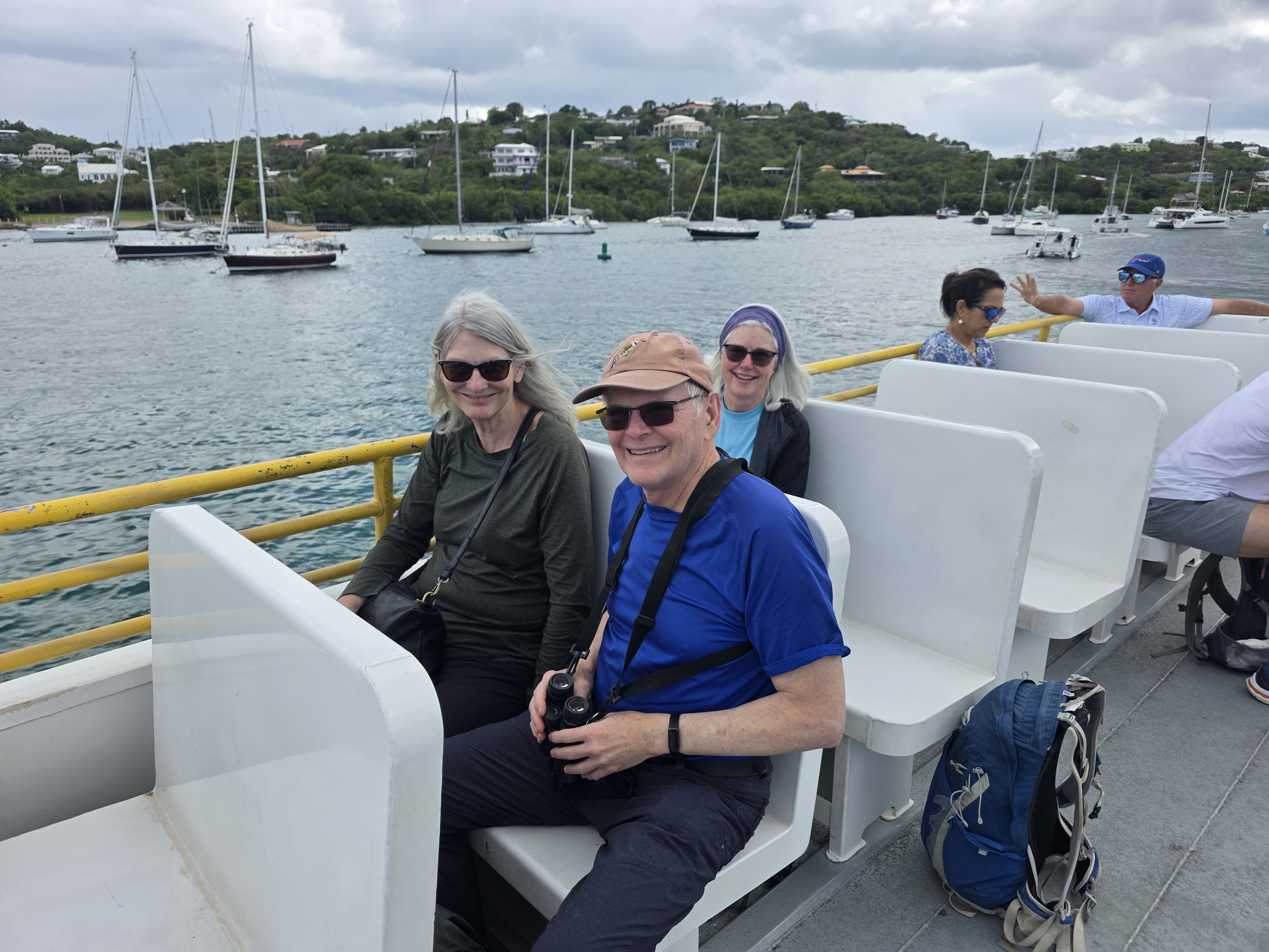 On the Ferry to Cruze Bay